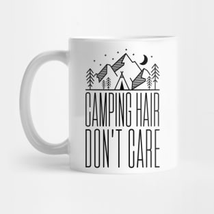 camping hair dont care Mug